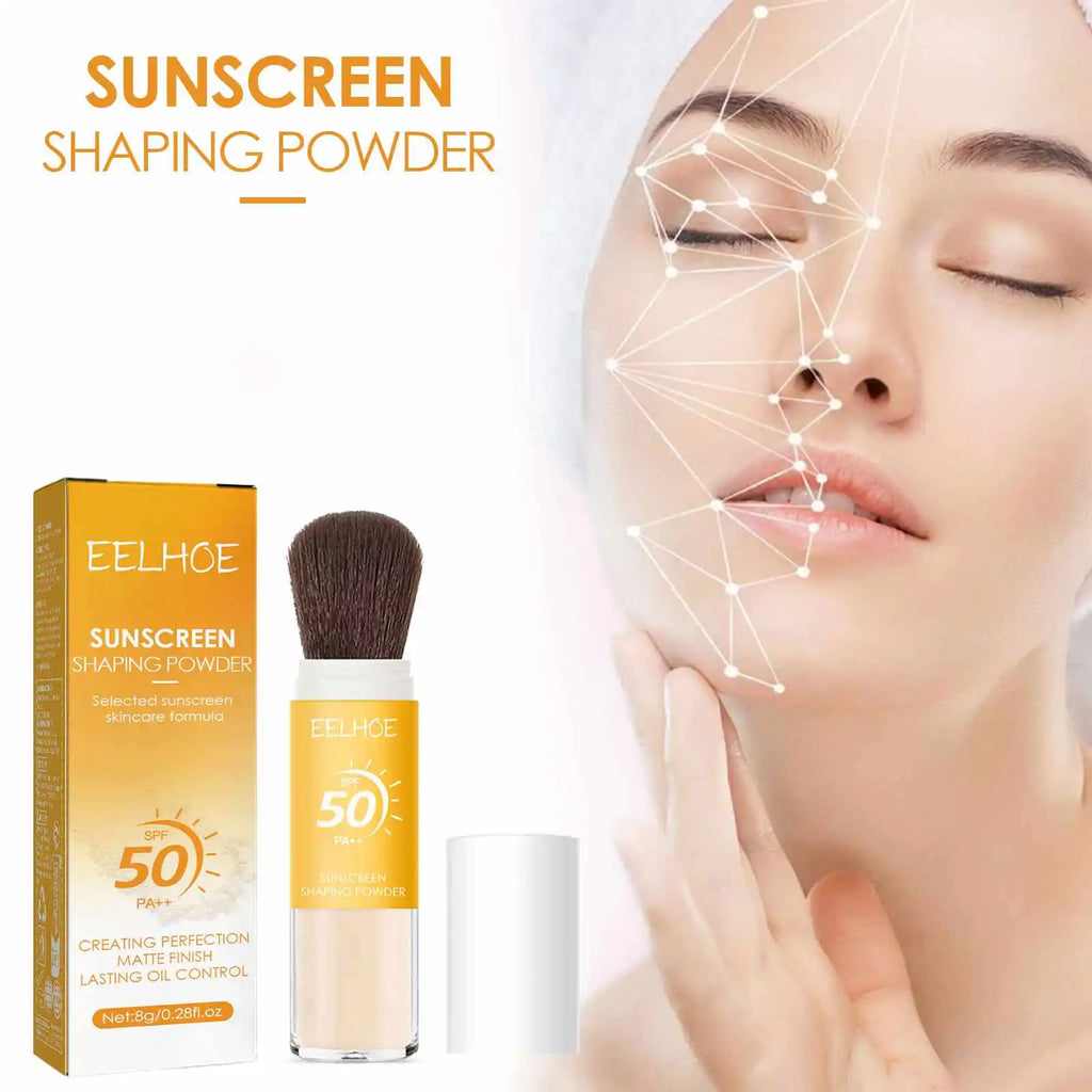 Setting Powder - Matte Finish , Sweatproof , Waterproof , Sunblock , Finishing Powder