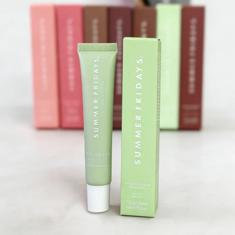 Summer Fridays Lip Balm Moisturizing Mirror Lip Gloss Lip Vanilla Pink Sugar Pink Guava Smell Lipstick Transparent Oil Makeup