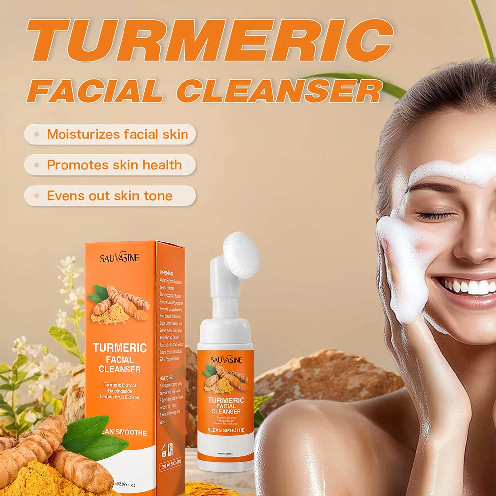 Turmeric Facial Brightening Daily Face Wash Cleanser