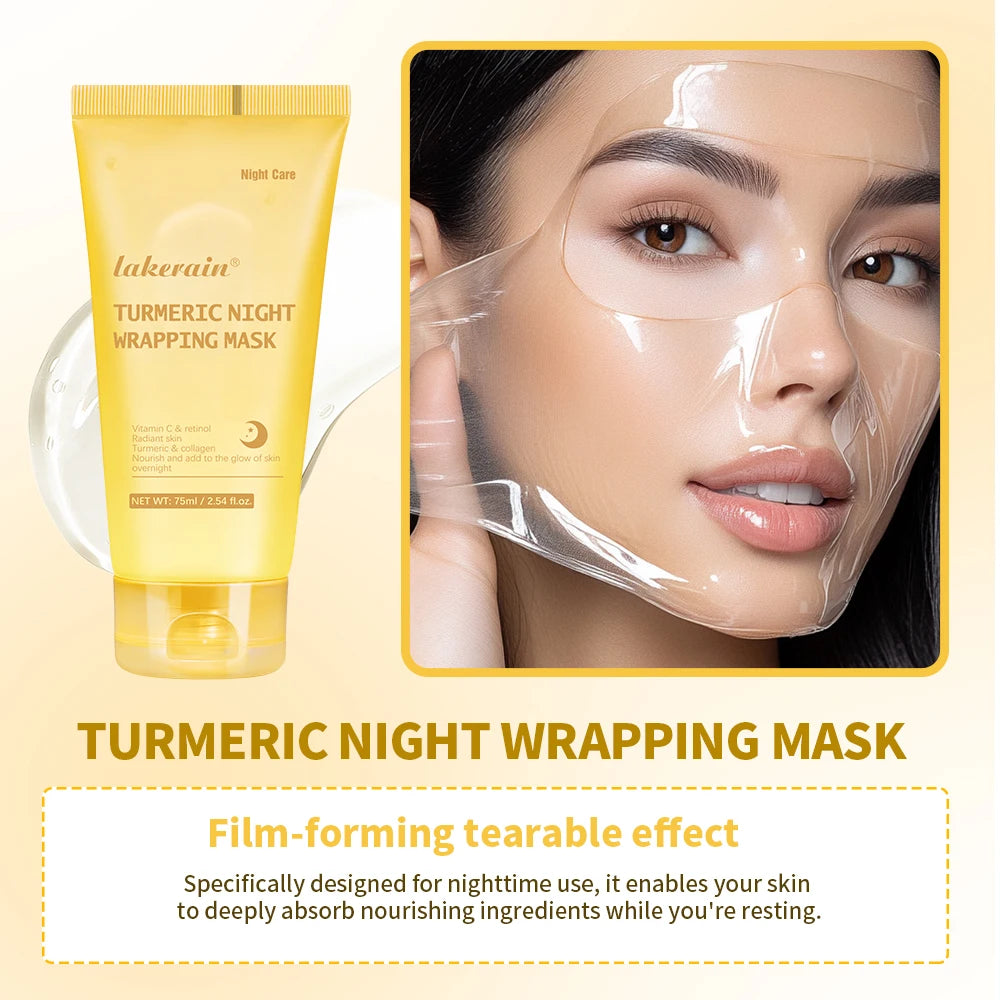 Overnight Wrapping Peel Off Mask Hydrolyzed Collagen Glowing Korean Skincare