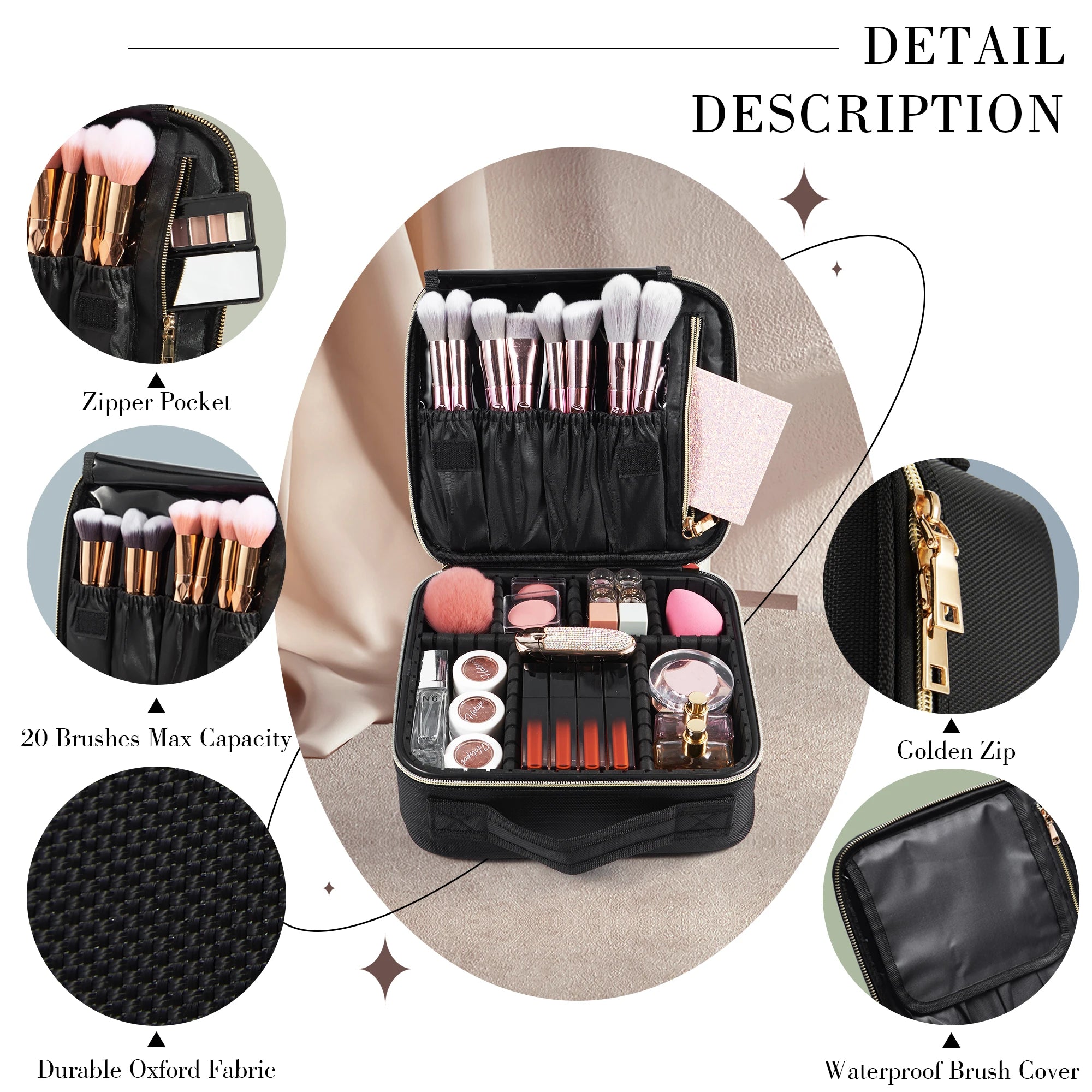 Cosmetic Makeup Bag Travel Beauty Box
