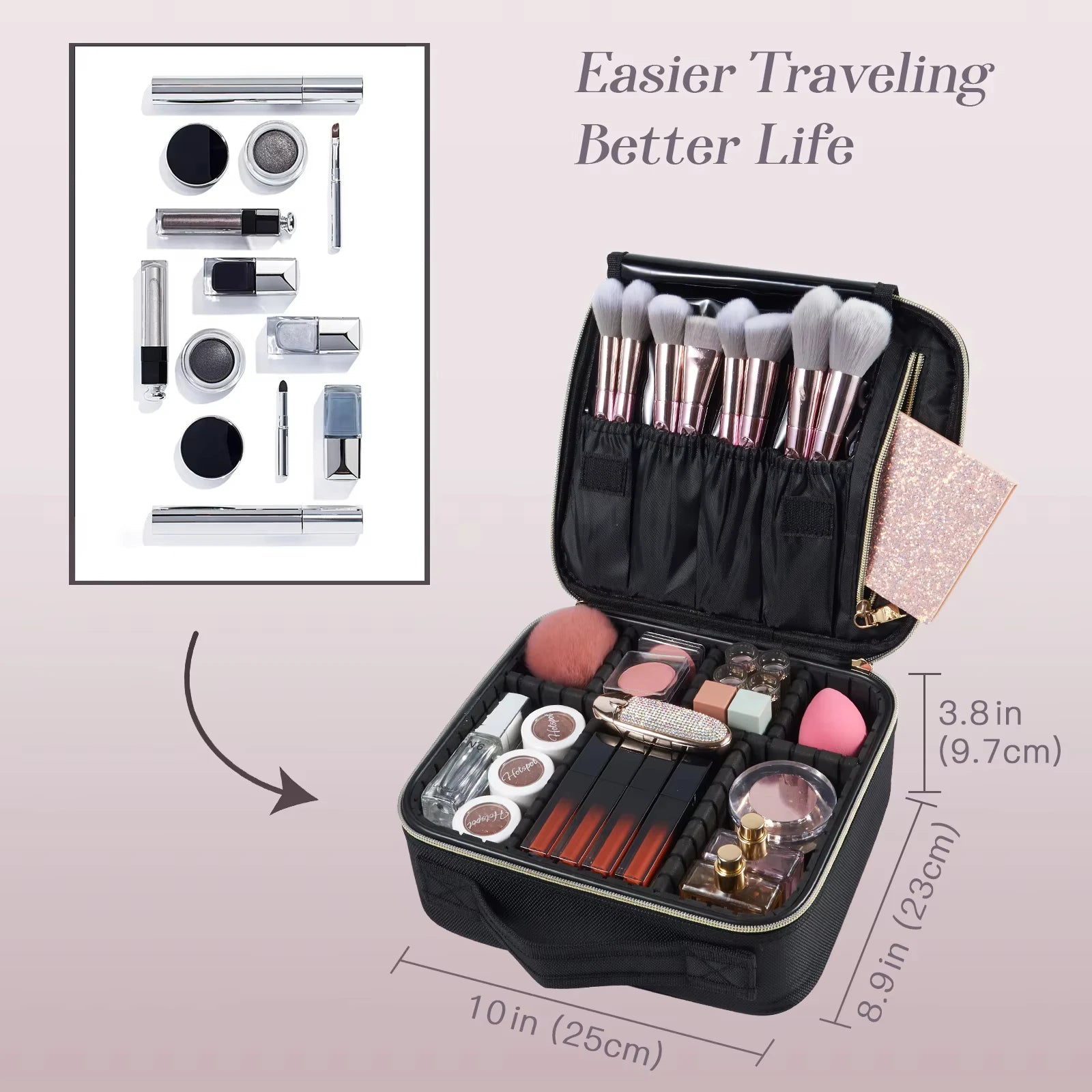 Cosmetic Makeup Bag Travel Beauty Box
