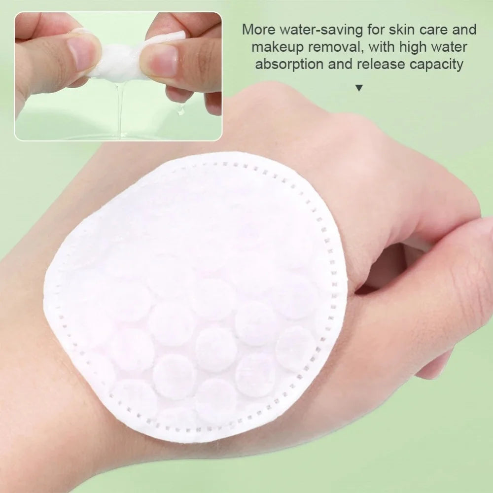 100/200pcs Soft Round Cotton Pad - Daily Facial Cleaning Makeup Removal