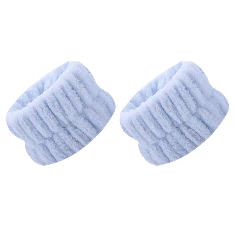 Face Wash Wristband Fleece Skincare  Band Wrist Cuffs