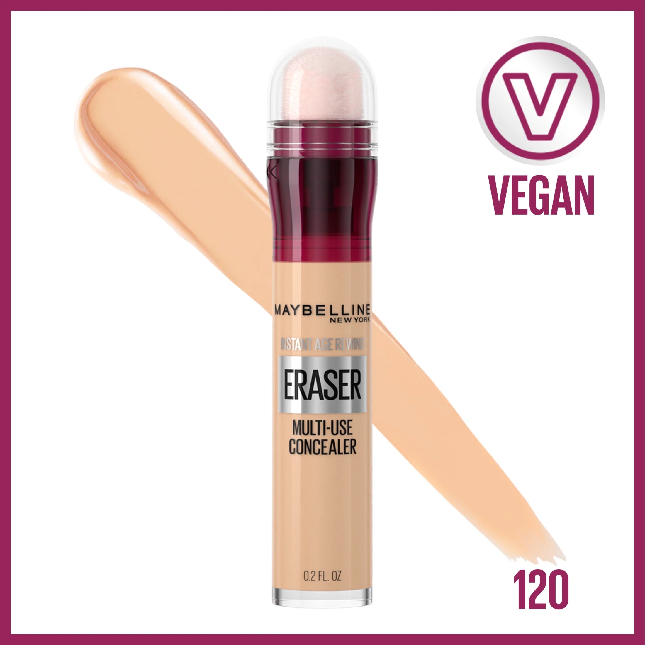Instant Age Rewind Instant Eraser Multi Use Concealer, 120, 0.2 Fl Oz