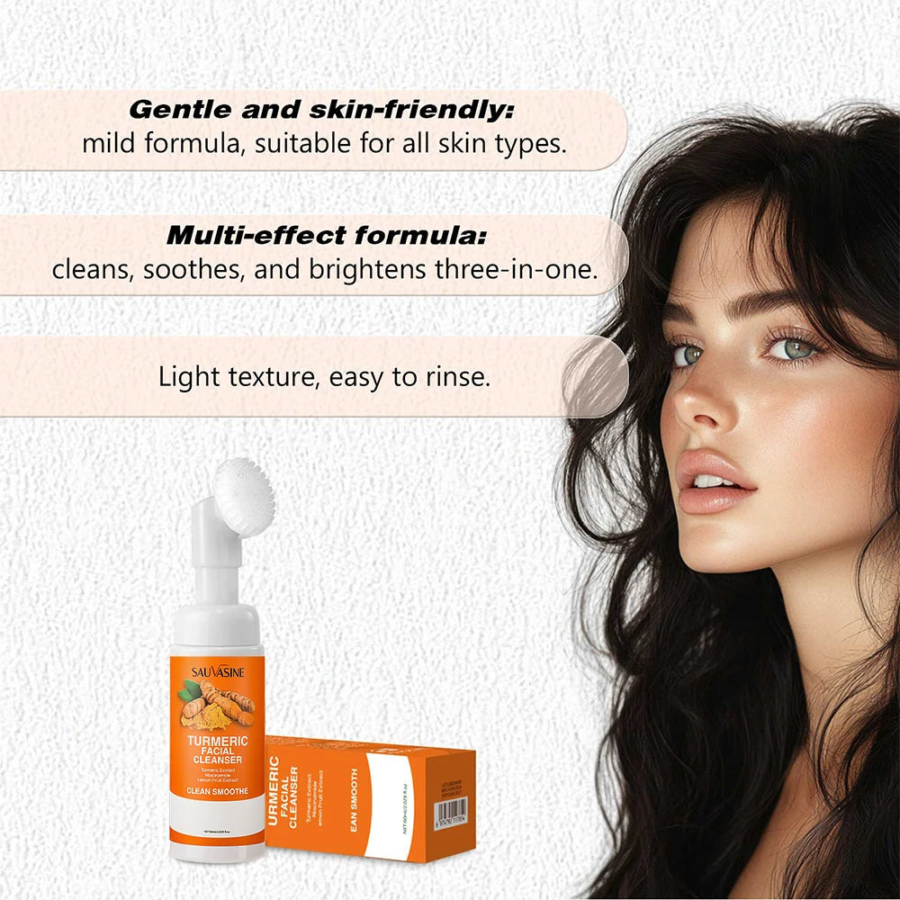 Turmeric Facial Brightening Daily Face Wash Cleanser