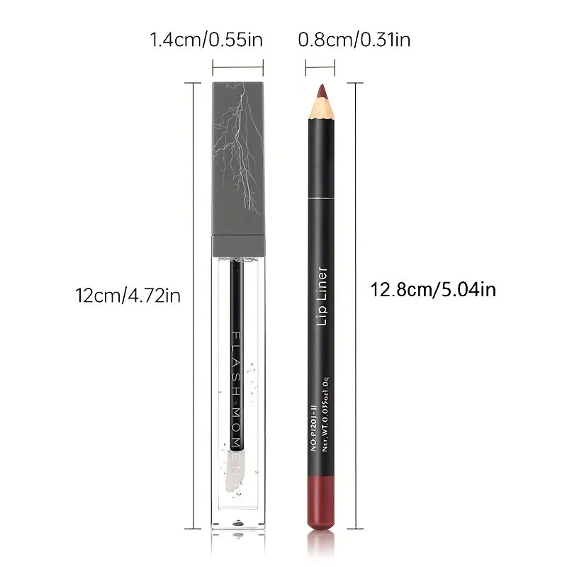 4PCS Flash Moment Lip Makeup Combo Set