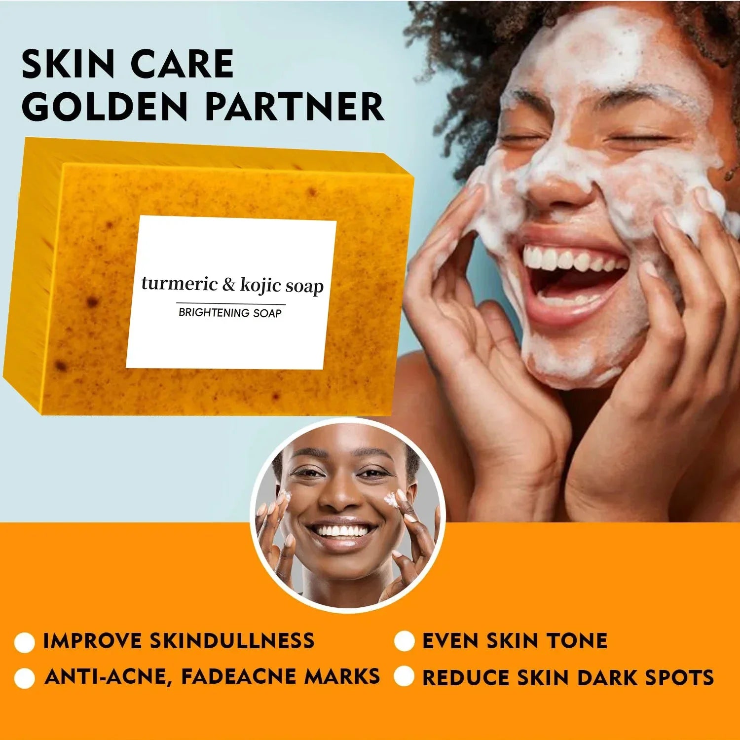 Turmeric Kojic Acid Soap Dark Spot & Acne Removal