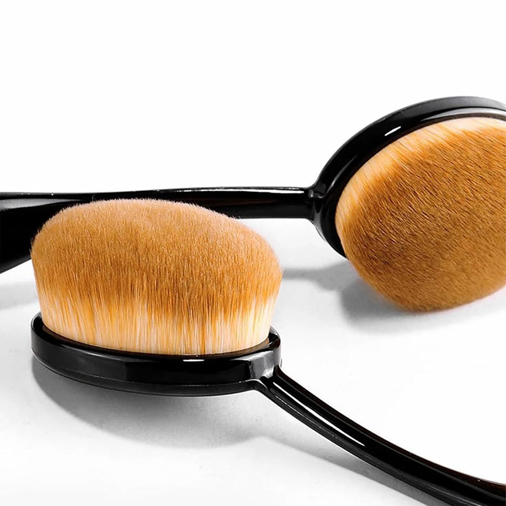 2 Pc Foundation Brush Type Kabuki Makeup Brushes Cosmetics Face Foundation Blending Foundation Makeup Brush Beauty Tool