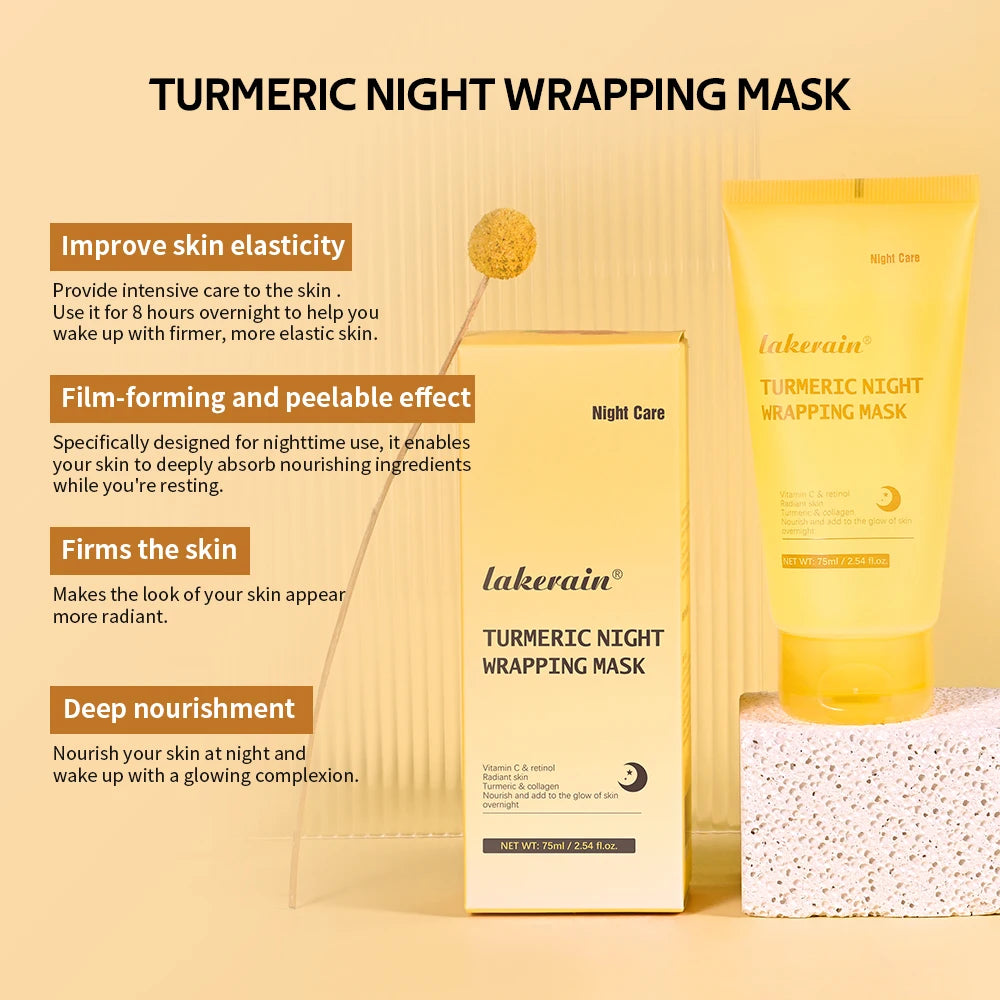 Overnight Wrapping Peel Off Mask Hydrolyzed Collagen Glowing Korean Skincare