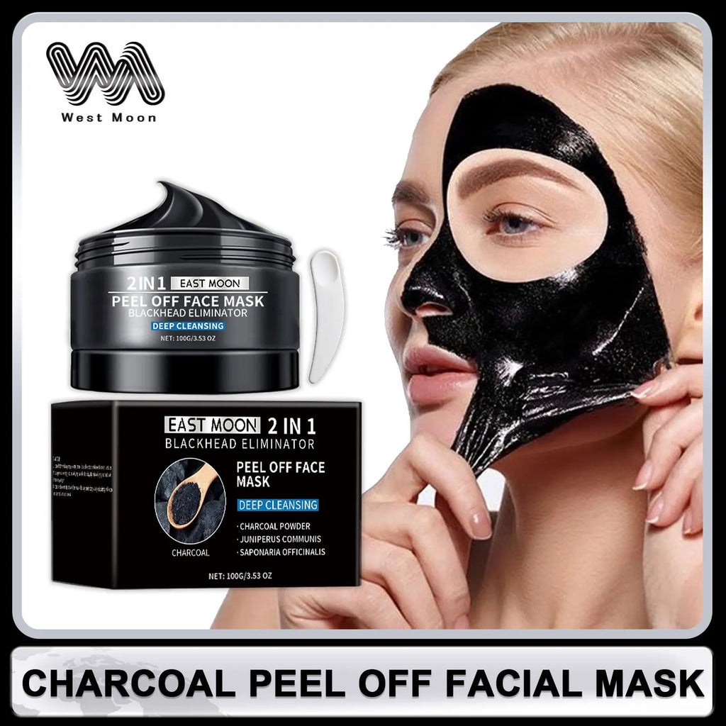 Bamboo Charcoal Blackhead Remover Mask Purifying Peel Mud Mask Skin Care
