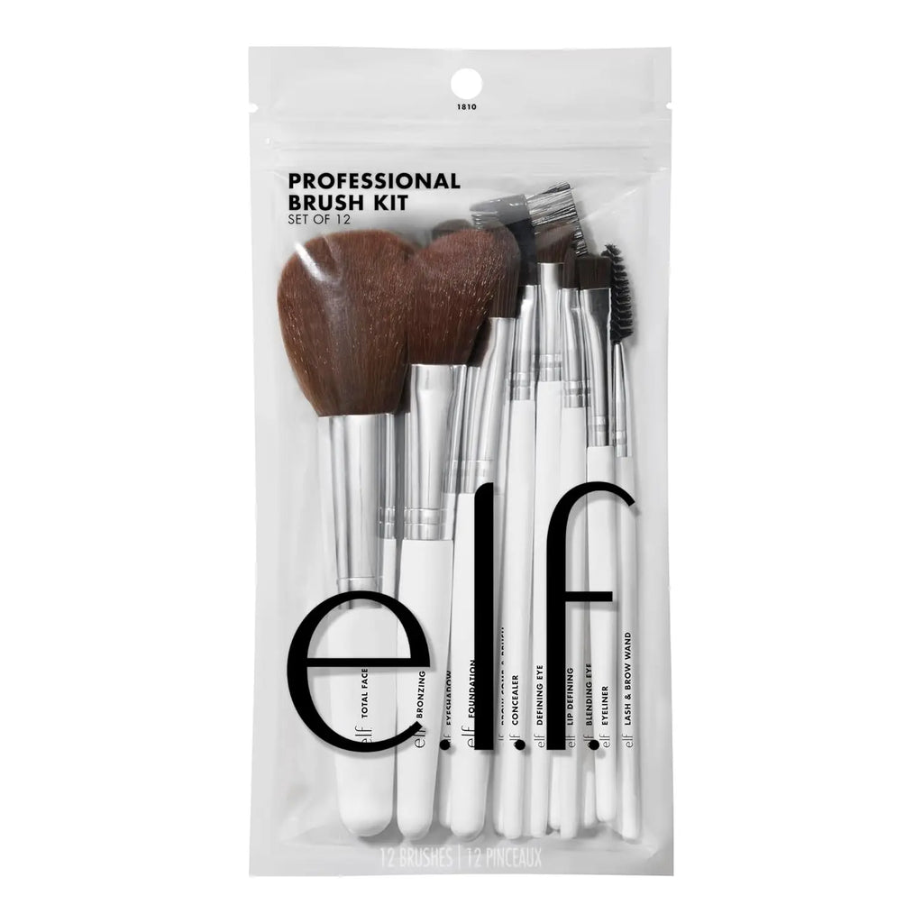 12pc Makeup Brushes Set, Pro-Full-Face Application