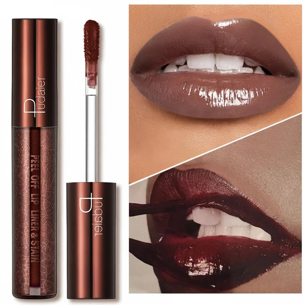 Peel-Off Lip Gloss - Long-wearing Waterproof Formula