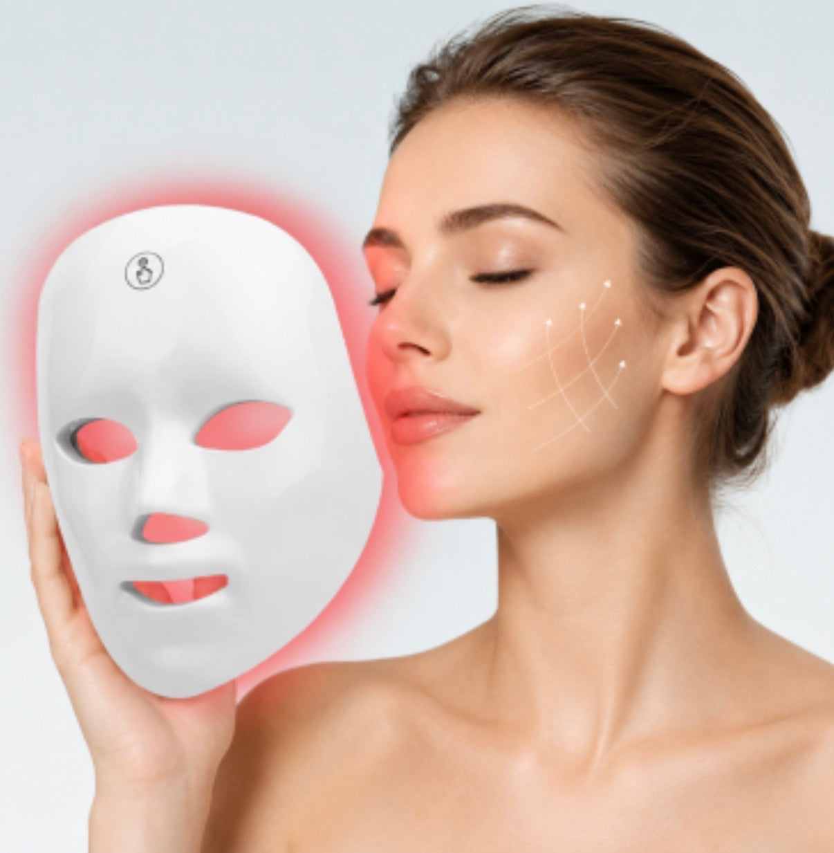 Red Light Facial Mask Beauty Lamp Home LED Facial Mask Device