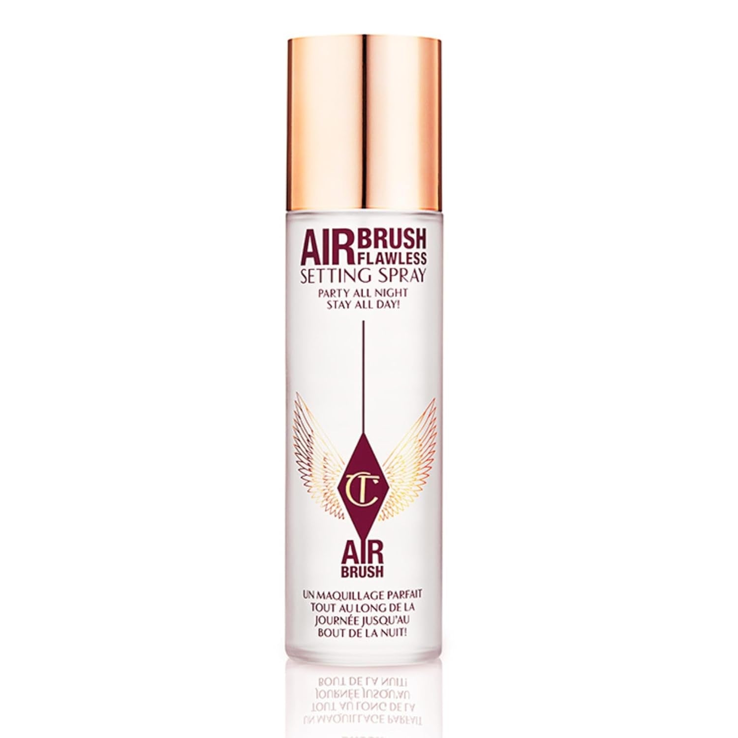 Charlotte Tilbury Airbrush Flawless Setting Spray - Ultra-Fine Hydrating Mist to Prime & Set Makeup up to 16Hr – Soothes and Blurs Skin, Waterproof, Wedding Makeup