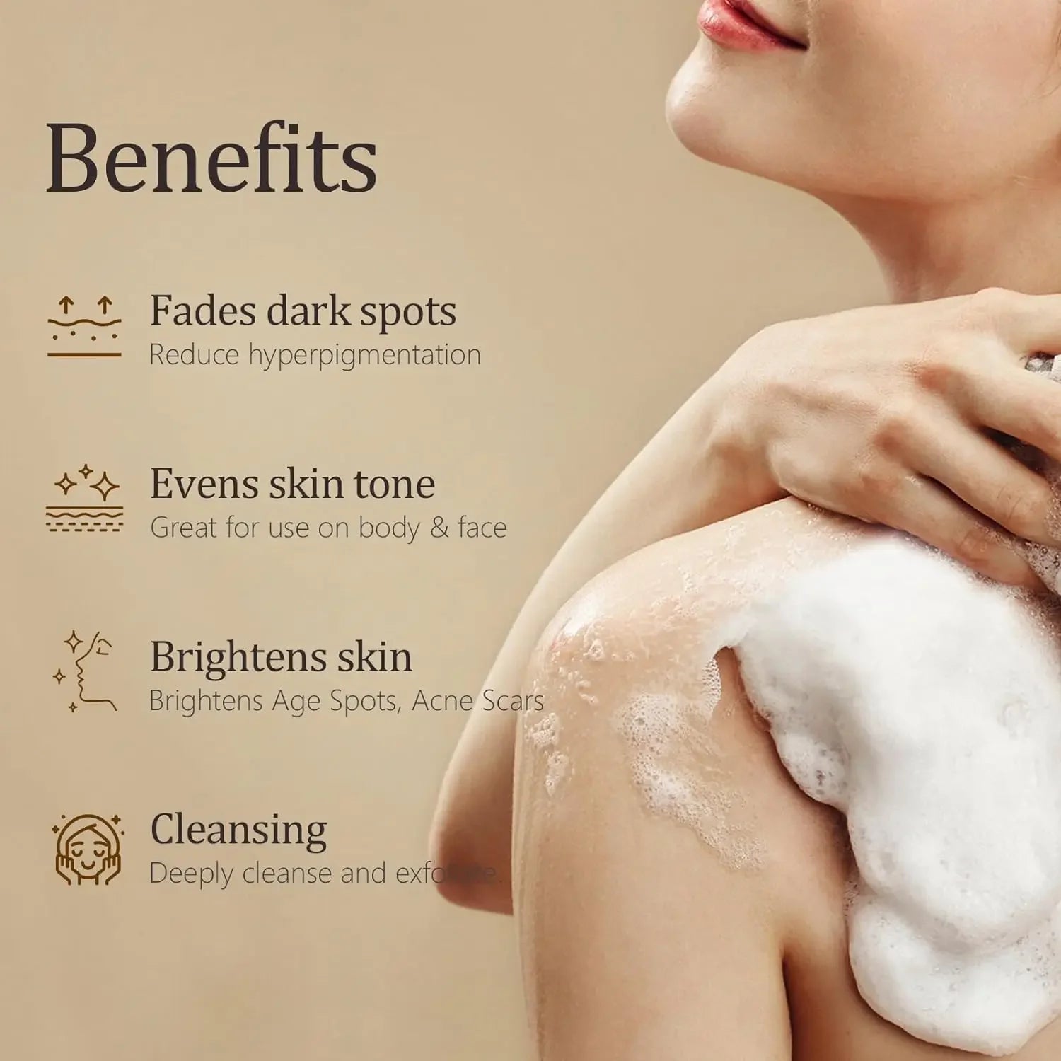 Turmeric Kojic Acid Soap Dark Spot & Acne Removal
