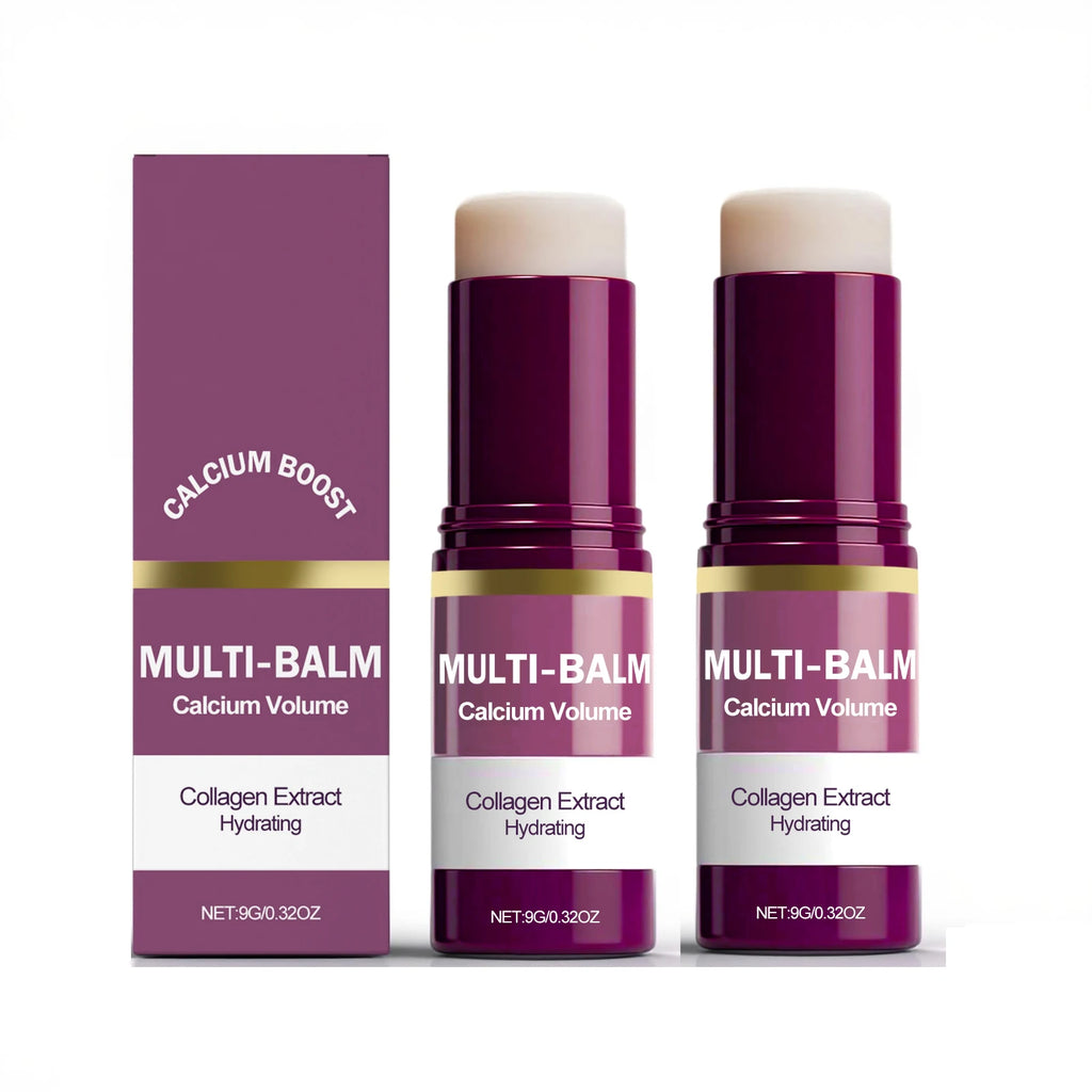 1/2/3PCS Calcium Volume Multi Balm Stick,Collagen Moisturing Stick Face Cream