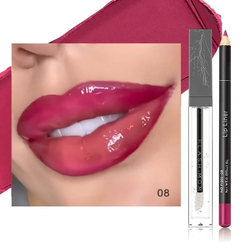 4PCS Flash Moment Lip Makeup Combo Set