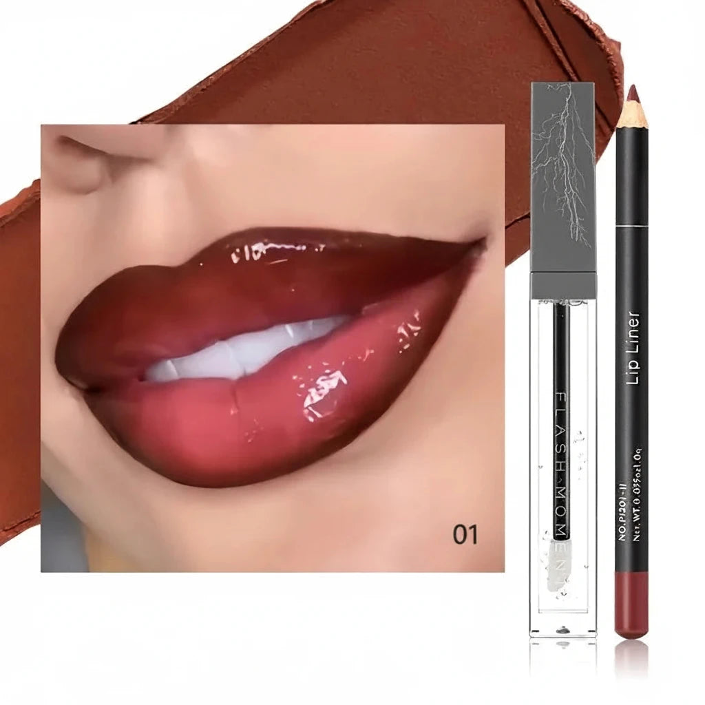 4PCS Flash Moment Lip Makeup Combo Set