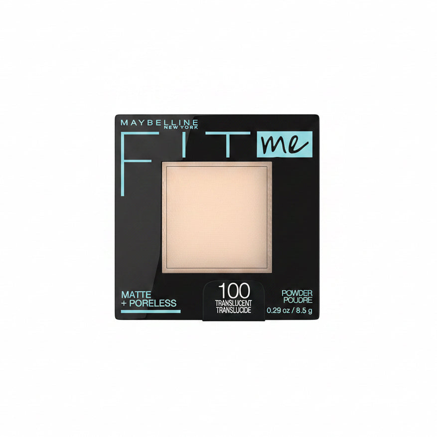 Maybelline Fit Me Matte + Poreless Pressed Face Powder Makeup & Setting Powder, Translucent, 1 Count