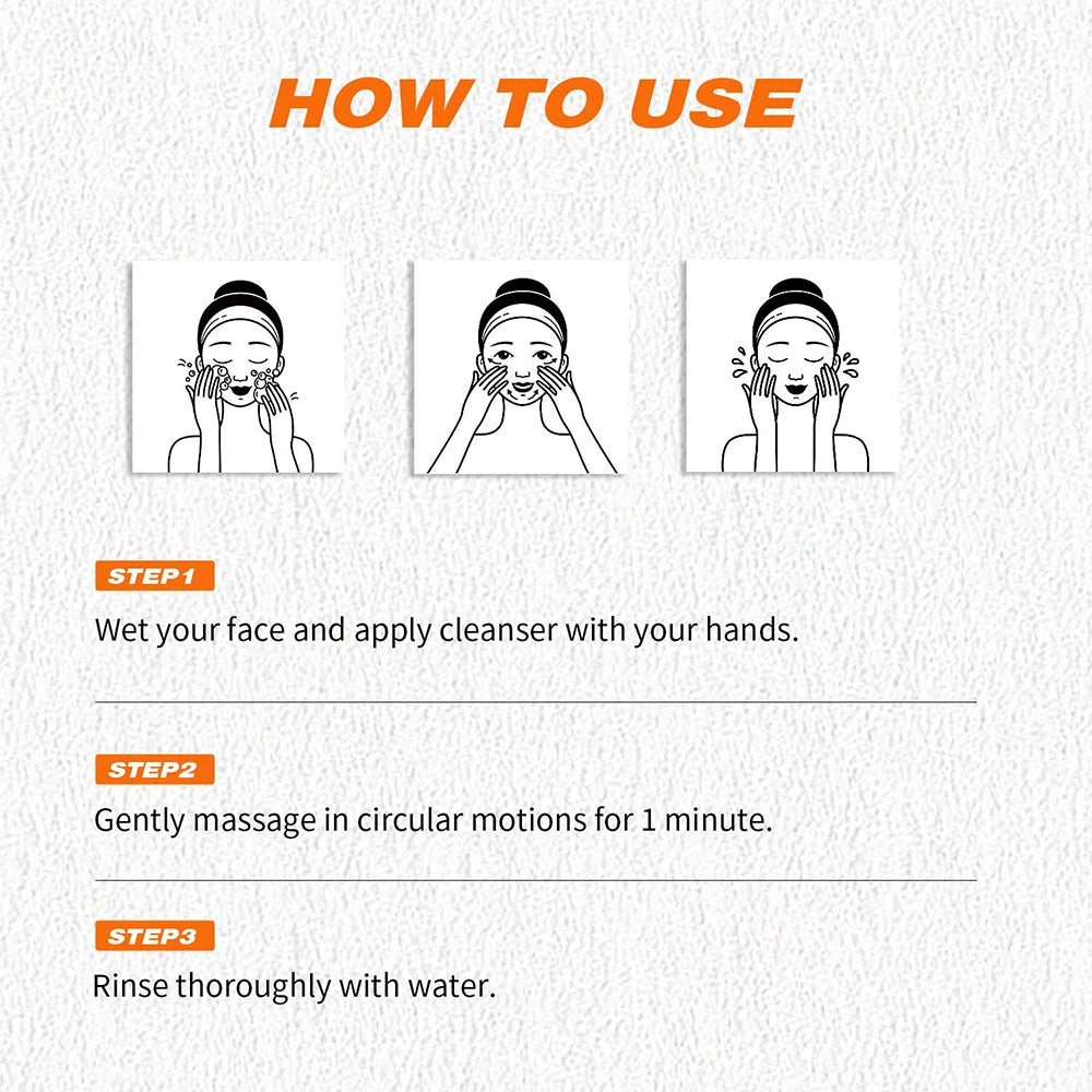 Turmeric Facial Brightening Daily Face Wash Cleanser