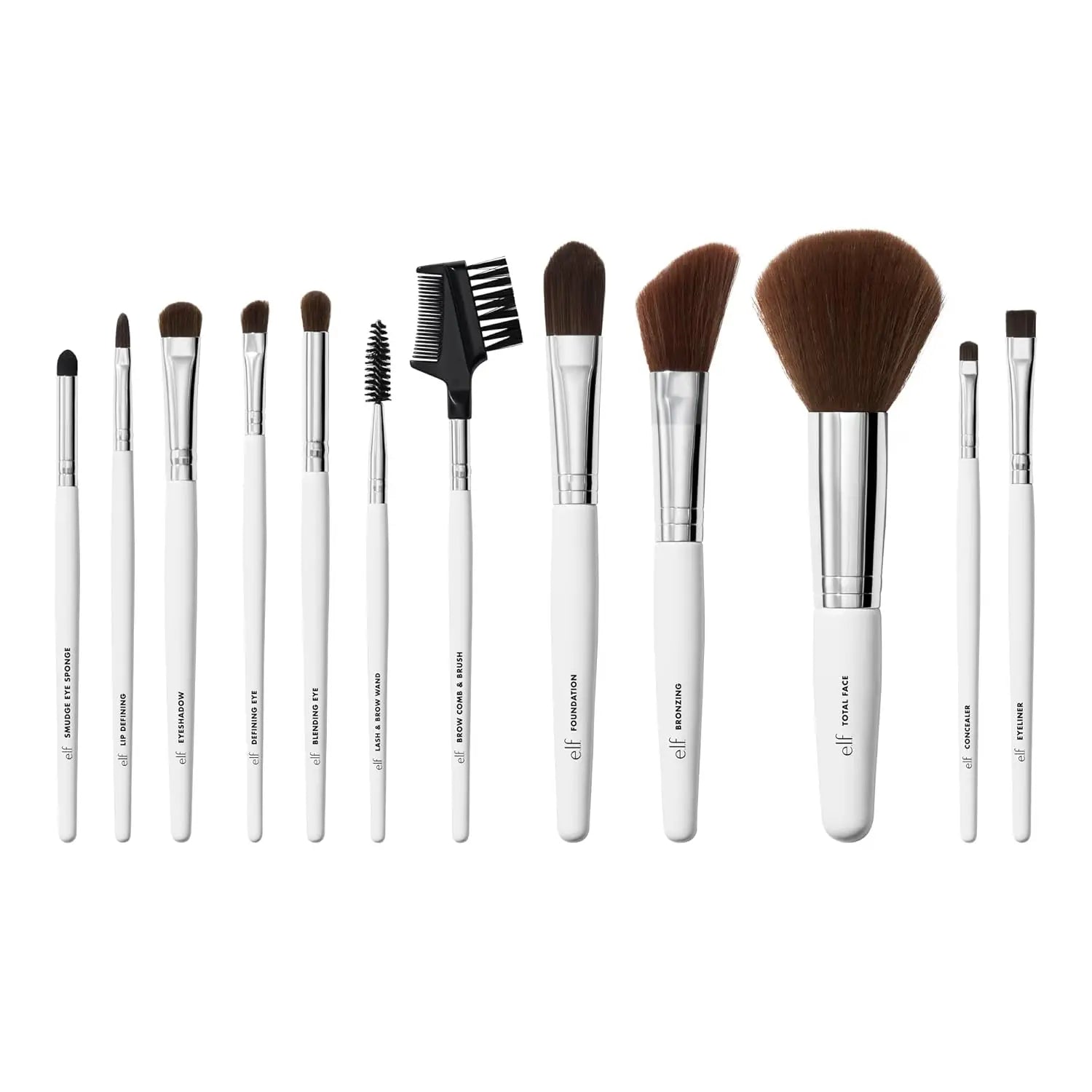12pc Makeup Brushes Set, Pro-Full-Face Application